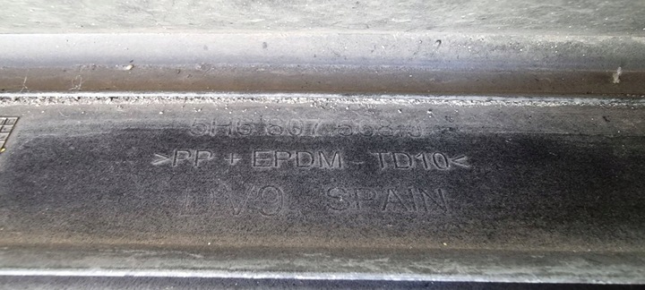 фото №11, Дифузор спойлер зад vw golf 8 viii 5h6 r-line