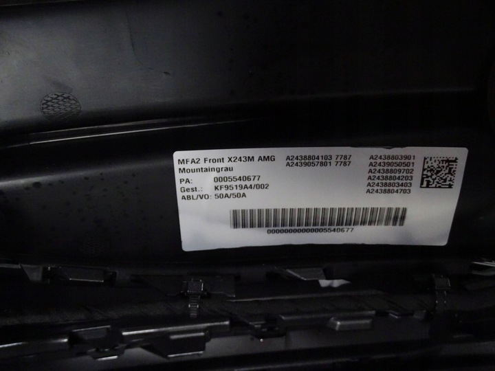 фото №11, Бампер переднее mercedes eqb 243 a243 w243 amg версия 6x pdc + радар + led