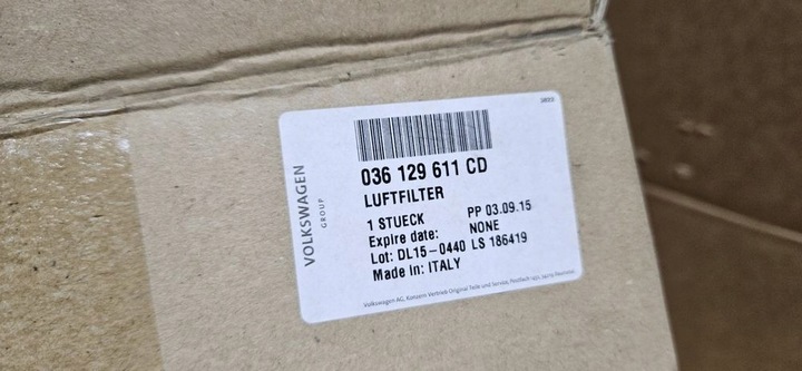 фото №7, Корпус фільтра повітря seat vw skoda roomster 036129611cd 036129620h