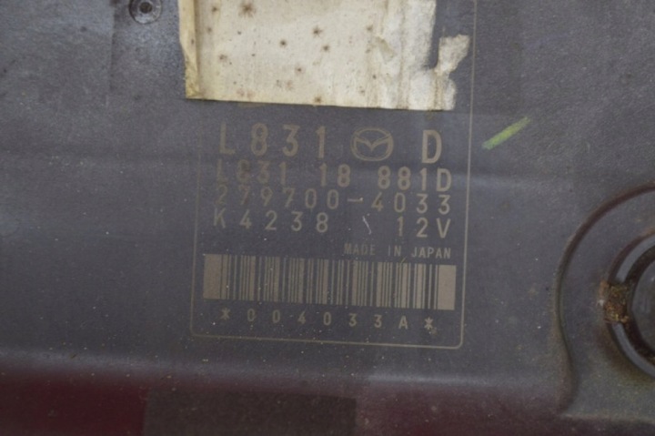 фото №7, Блок керування двигуном (ecu) 279700-4033 mazda mx5 iii nc 1.8 16v 126 km 05-15