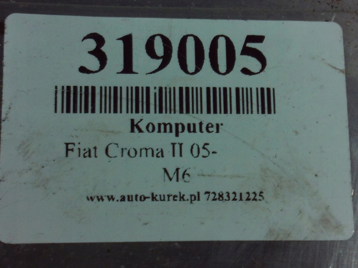 фото №8, Fiat croma ii 1.9 jtd блок управления двигателем (эбу, компьютер двигателя) 0281012898 55205059