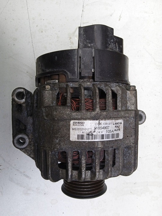 фото №1, Fiat doblo combo c 1.3 генератор 51854907 105a