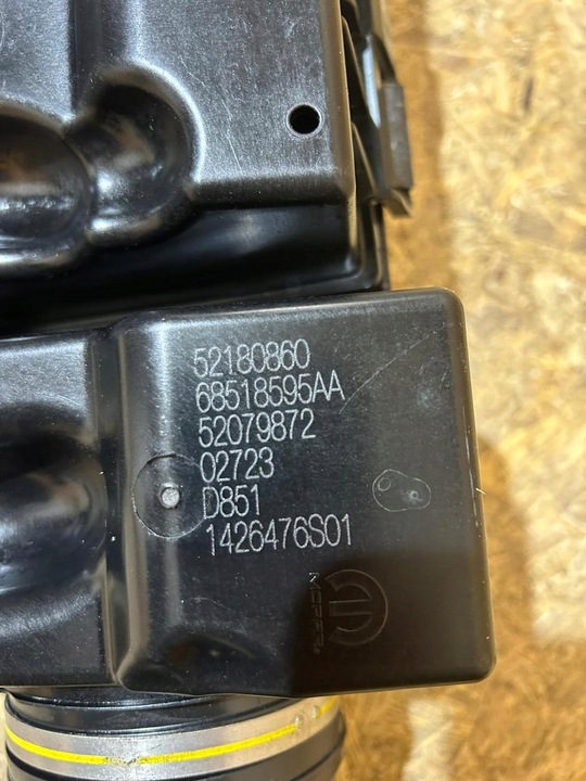 фото №6, Корпус фільтра повітря fiat 500x 1.3 tb 23r 68518595aa