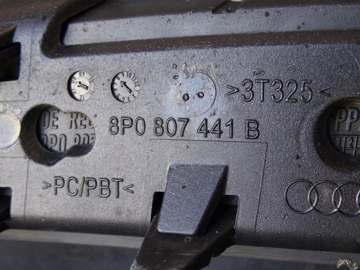 фото №12, Audi a3 8p рестайлинг спойлер накладка диффузор бампера зад s-line 8p0807521k