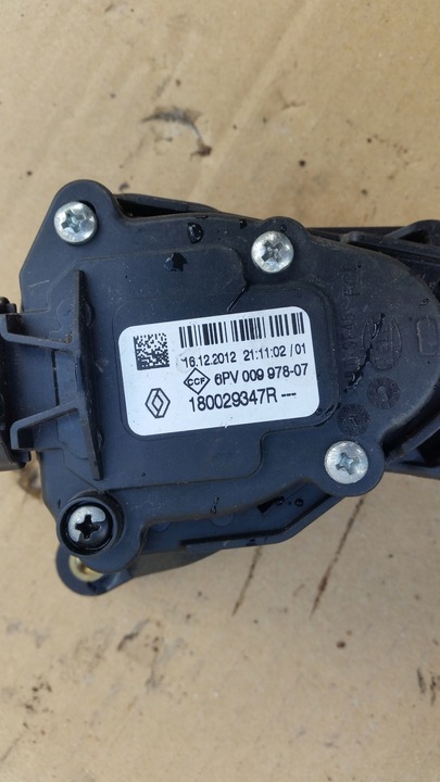 фото №2, Nissan qashqai педаль газу 6pv009978
