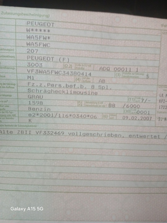 фото №10, Двигатель комплектный peugeot 207 1.6 vti 5fw з автомобиль з немец малый пробег