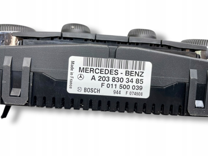 фото №9, Mercedes-benz c w203 2005 панель клімат-контролю a2038303485