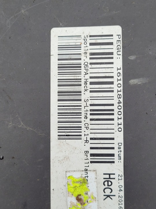 фото №9, Audi q5 s-line рестайлинг 12-16 спойлер диффузор бампера