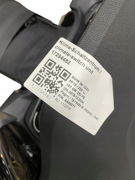 фото №8, Консоль панель canberrabeige bmw 3 g20 g21 4 g22 g23 g26 демонтаж