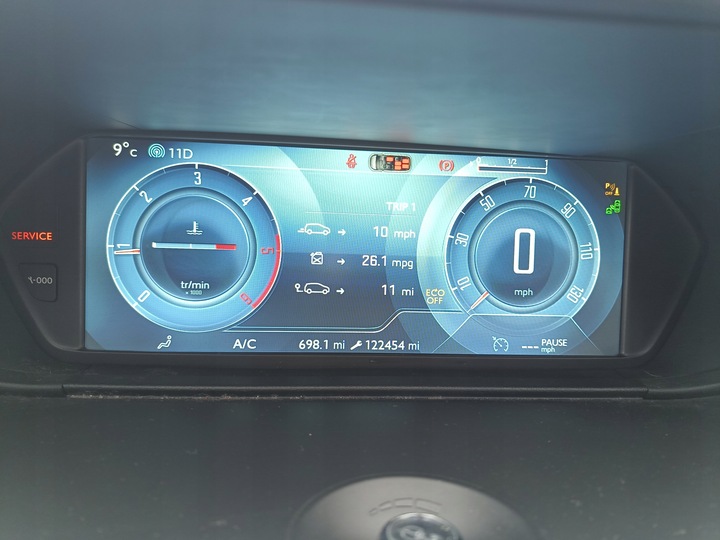фото №1, Citroen c4 ii grand picasso 13- спидометр приборы дисплей 9815286580
