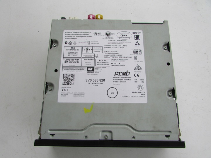 фото №1, Зчитувач мультимедіа skoda scala mib3 3v0035820