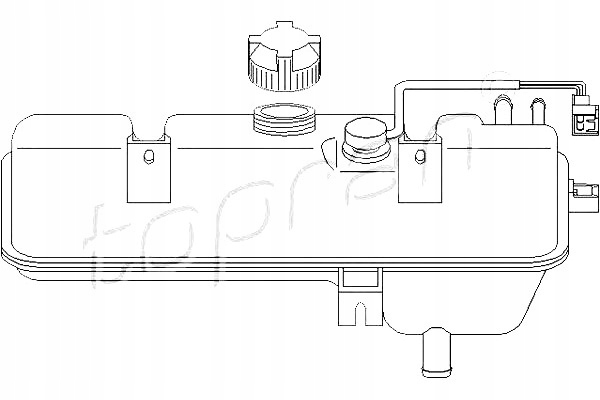 фото №1, Topran бак расширительный citroen jumper 2,5td 2