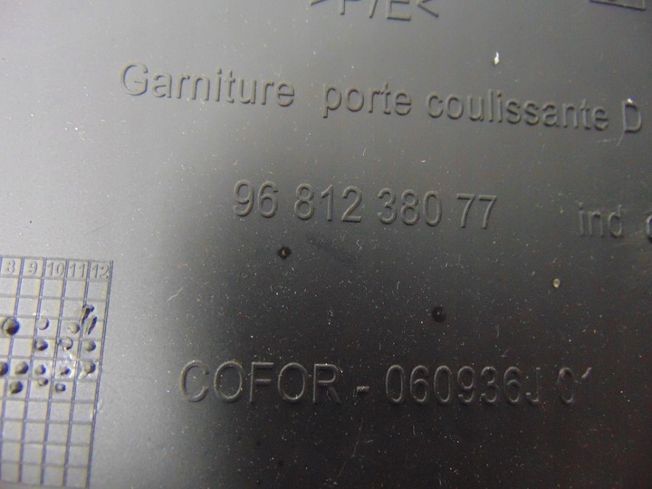 фото №14, Оббивка боковина двері розсувних berlingo partner