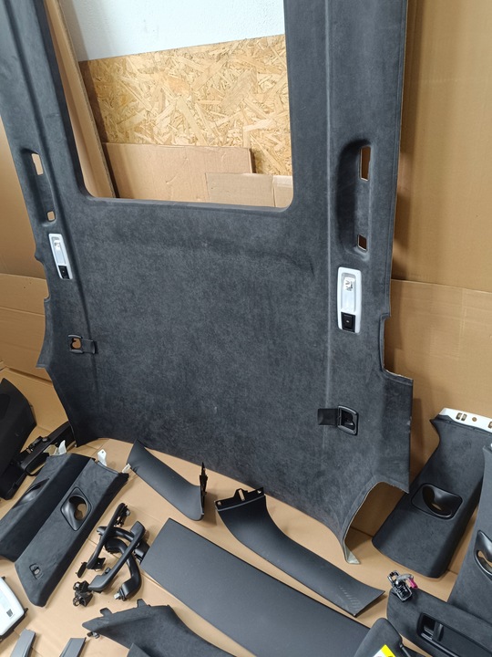 фото №7, Потолок алькантара комплект стойки bmw x5 f15