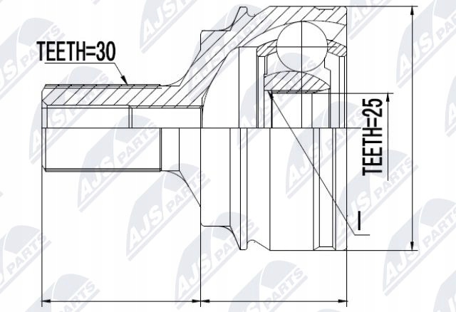 фото №9, Npz-me-016 nty шарнир внешний | a2043300585
