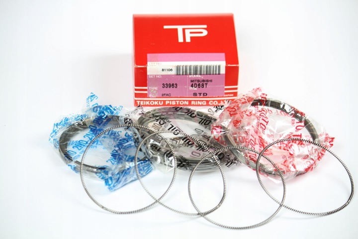 фото №1, Tp 33963-std кільця поршневі md197187 mitsubishi 4d68t країна виробництва японський