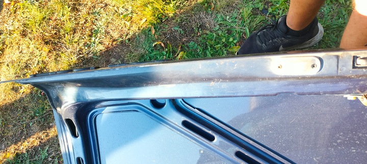 фото №8, Audi 200 c3 2.2 turbo 81r кришка зад багажника комплектна ory без гідропідсилювача корозії