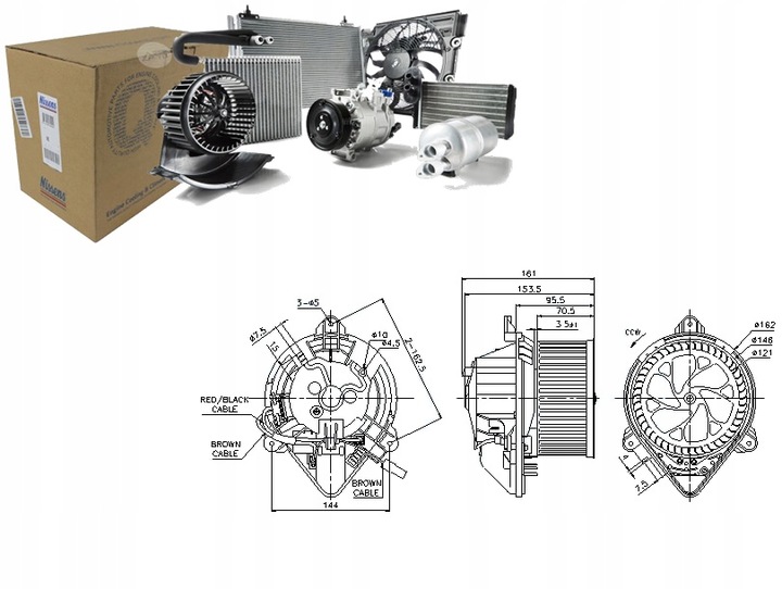 фото №1, Nissens повітродувка citroen berlingo, xsara, zx
