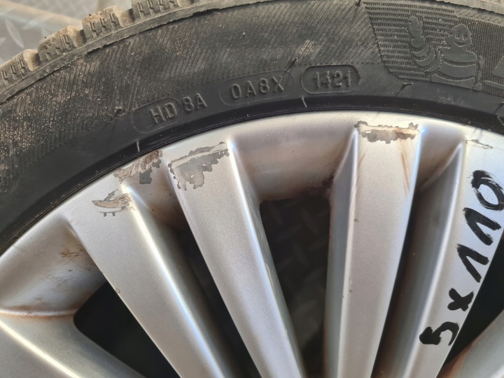 фото №10, Комплект диски алюмінієві 17 дюймів + шини michelin 5x110 meriva ii b