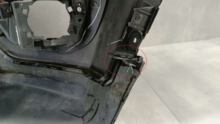 фото №13, Бампер перед передній jeep compass 2 ii 16-20 / + 2x галоген