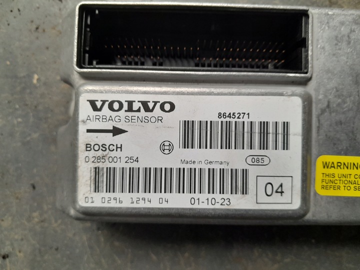 фото №2, Volvo s60 v70 s80 подушка безпеки датчик модуль