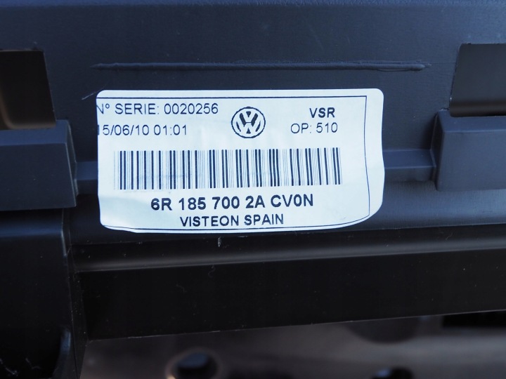 фото №9, Ap консоль торпедо роздавальна 6r1857002a polo 6r 2009-2014