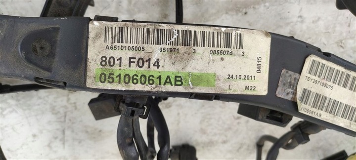 фото №9, Жгут установка двигателя jeep compass i 2.2 crd 05106061ab / a6511506233