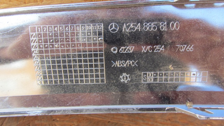 фото №11, Планка хром бампера зад заднього mercedes w254 glc ii