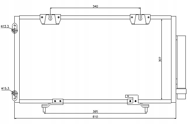 фото №2, Nissens конденсатор кондиціонера toyota avensis 2.0/