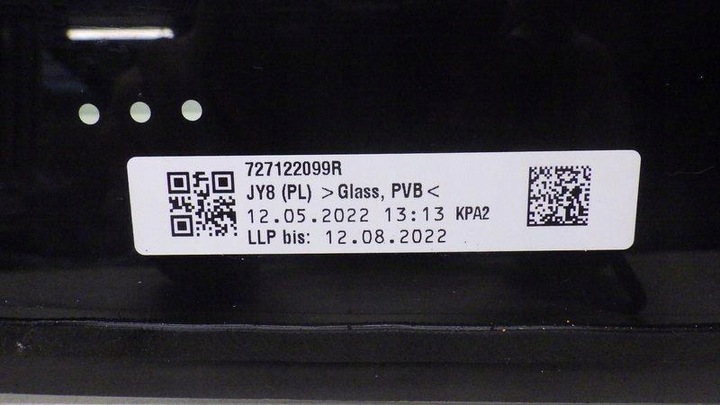 фото №4, Стекло передняя лобовое dacia jogger 727122099r