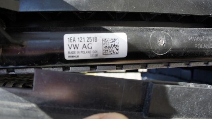 фото №10, Радіаторів води жалюзі vw id3 id4 skoda enyaq cupra born audi q4 e-tron