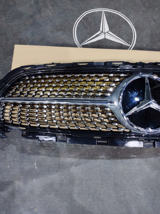фото №7, Mercedes e w213 рестайлінг решітка радіатора diamond срібний amg 2019