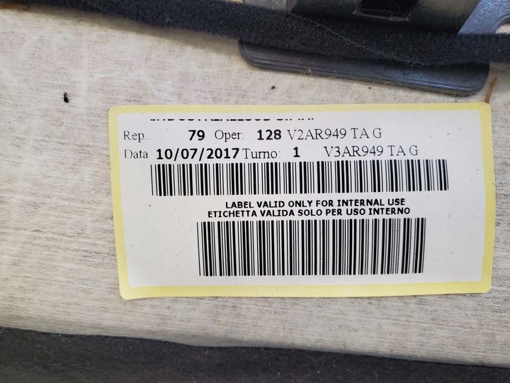 фото №12, Alfa romeo stelvio 01561298710e потолок