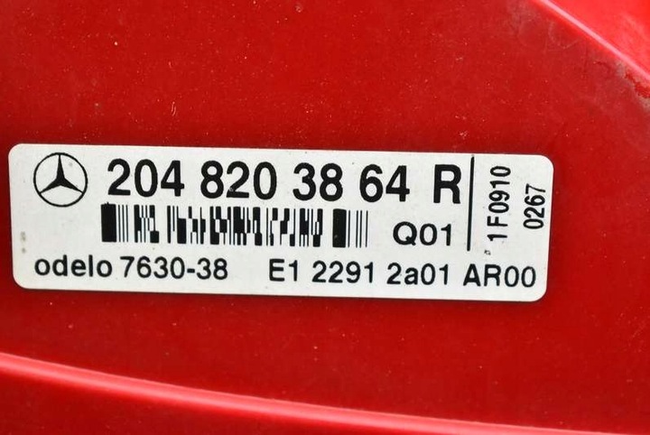 фото №8, Лампа права зад задня 2048203864 mercedes c-klasa w204 універсал 07-14