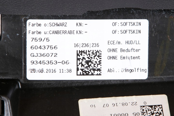 фото №12, Bmw g11 g12 оригінальна панель роздавальна консоль шкіра canberrabeige hud