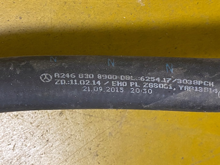 фото №10, Магістраль труба шланг насос води mercedes infiniti 1.5d