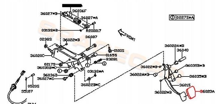 фото №9, Захист накладка педаль гальма/зчеплення subaru impreza sti 01-07