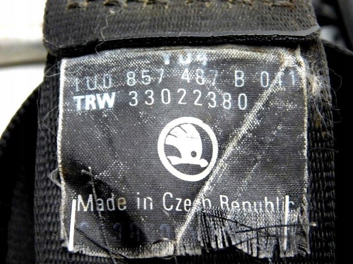 фото №12, 03/23 skoda octavia i fl застібки ременів bez зад