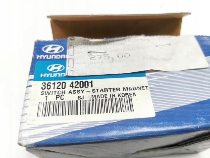 фото №6, Выключатель электромагнит стартер hyundai galloper h-1 h100 oem номер 36120 42001