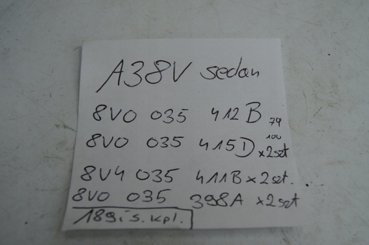 фото №13, Динамик левый + правые задний + переднее + сабвуфер audi a38v a3 8v sedan рестайлинг