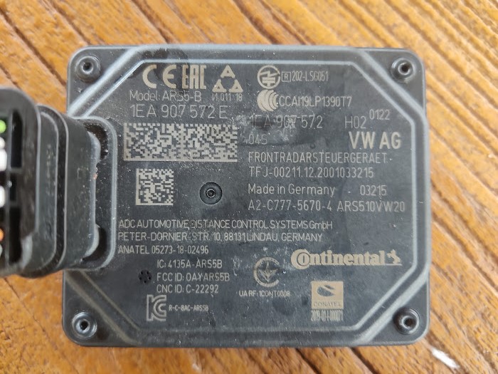 фото №5, Vw id3 id4 радар расстояния дистроник 1ea907572e