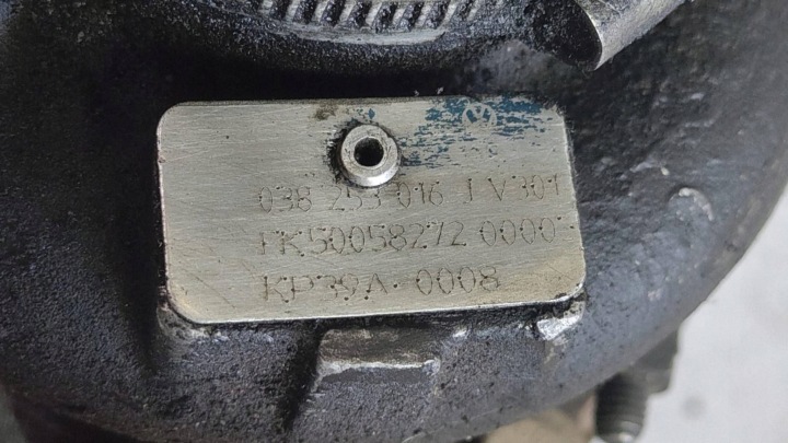 фото №5, Skoda fabia mk1 ibiza iii polo 9n iv 1.9 tdi турбина turbo 038253016j