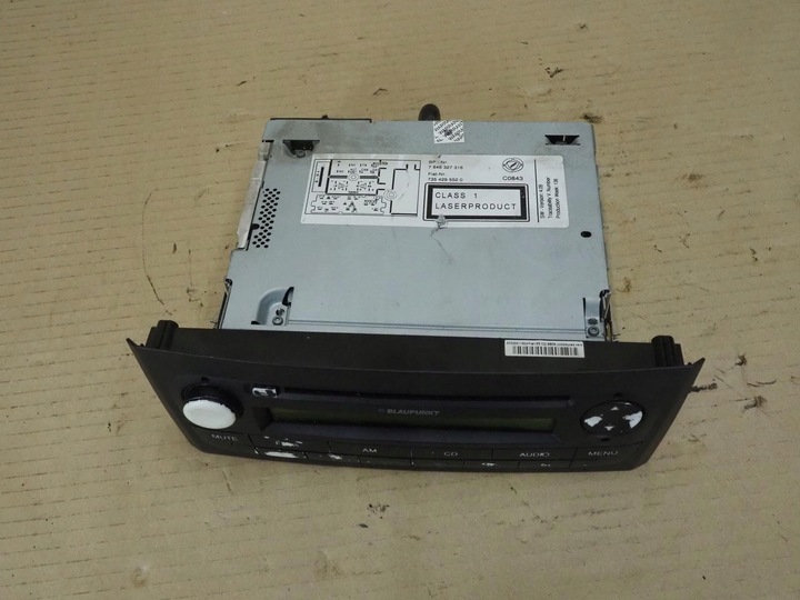 фото №7, Радіо cd fiat punto 7354295520 7646327316 blaupunkt