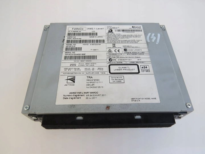 фото №1, Радіо зчитувач програвач cd 31396096 volvo v40 ii v60 i s60 ii