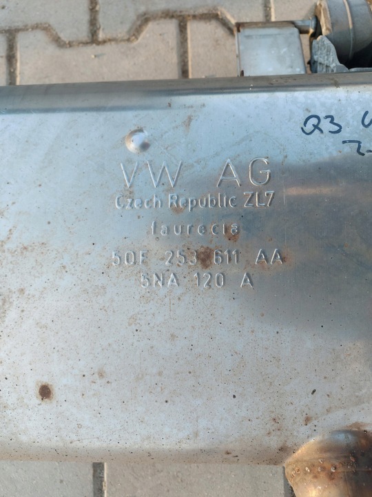 фото №5, Audi q3 83a sportback труба выхлоп глушитель 2.0tdi 2wd 5qf253611aa