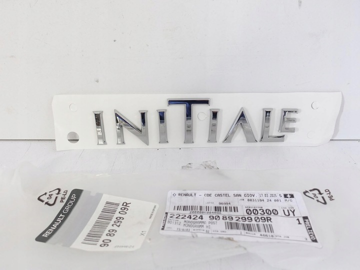 фото №1, Renault espace v initiale 14-23 значок эмблема логотип хром зад новый org