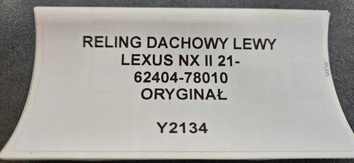 фото №8, Рейлінг даховий ліве lexus nx ii 21- оригінал 62404-78010