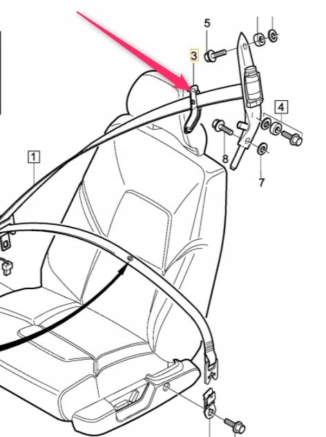 фото №8, Втулка ремня водителя серый volvo s60 xc70 xc90 оригинальный номер 39966529
