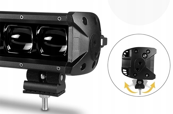 фото №11, Лампа led дорожній 24 led 6d soczewkowa lightbar