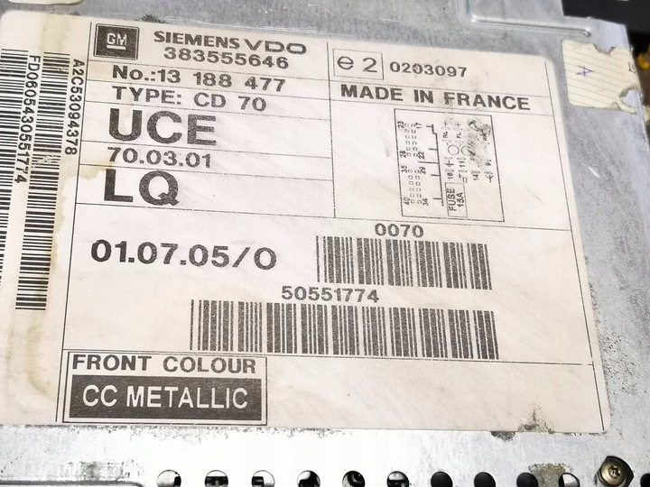 фото №11, Радіо cd 70 навігація opel vectra c signum 13188477 w повністю справні дуже гарний